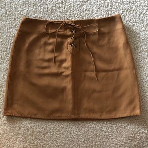 Kendall & Kylie Tan Skirt